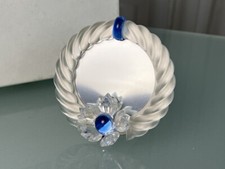 Swarovski Figur 207892 Blue Flower Bilderrahmen 10 cm. Kiste + Zertifikat + Top 