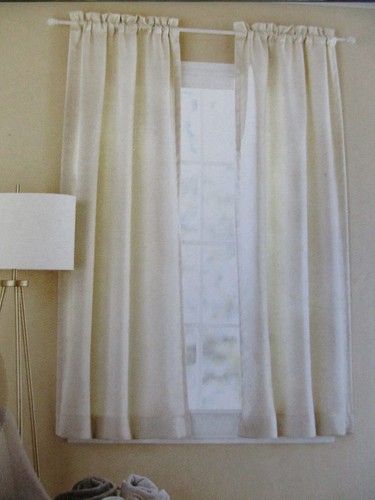 MAINSTAYS BLACKOUT CREAM CURTAIN PANEL PAIR 30 X 63 INCH S12 - Picture 2 of 3