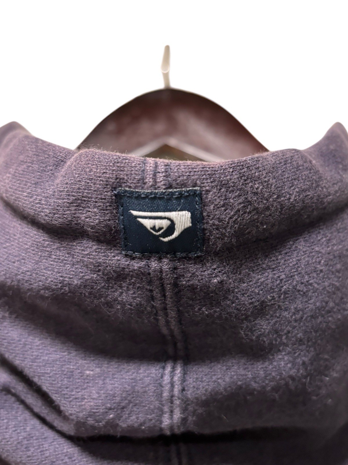 Vintage 90s Y2K Quiksilver Hoodie Sweatshirt Men’s Size Large Navy Surf RARE image 10