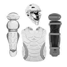All Star Heiress Fastpitch Catcher's Kit (9-12) WHITE MD