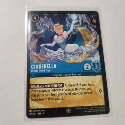 Cinderella Dream Come True Whispers In The Well 155/204 Legendary Lorcana NM