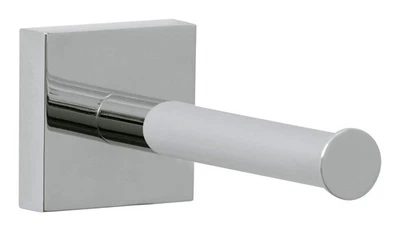 tesa® Ekkro Porte-papier toilette, métal chromé brillant, fixation adhésive - Photo 1/4