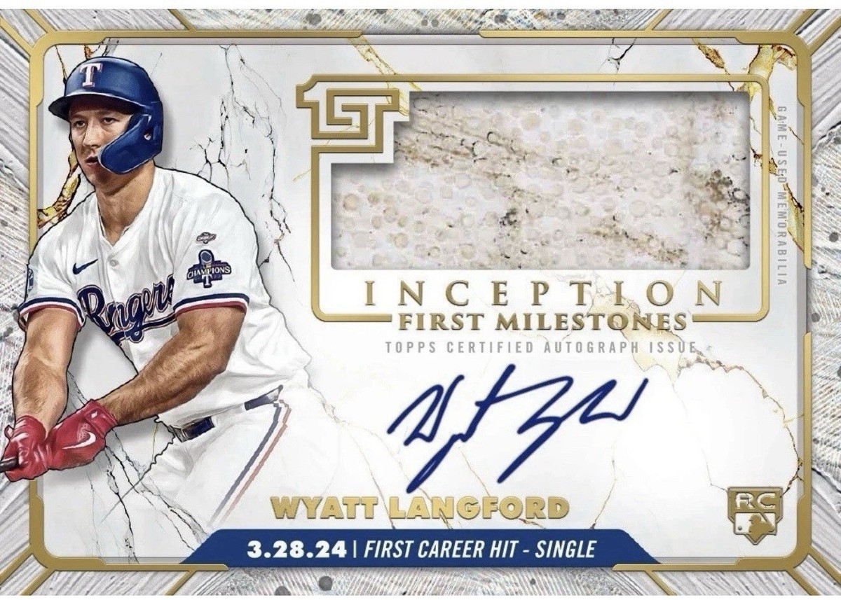 2024 TOPPS INCEPTION HOBBY BOX (1 AUTO/7 Cards) MLB Baseball