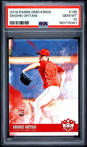 2018 DIAMOND KINGS #139 SHOHEI OHTANI PSA 10