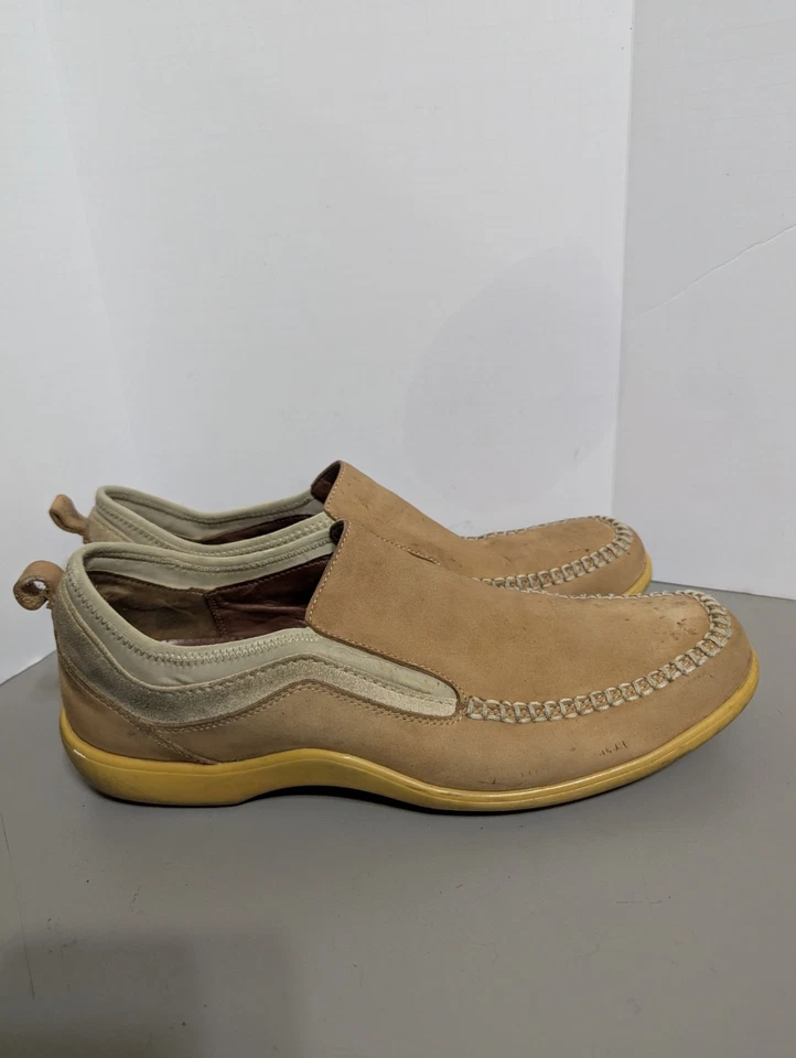 Mocasines country Cole Haan Grand Series para hombre talla 11, cuero nobuck tostado Foto 2 de 4