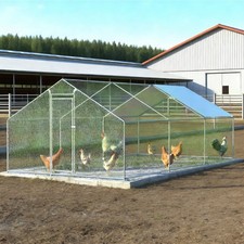 XXL Hühnerstall Hühnerhaus Freilaufgehege Voliere Hühnerstall Kleintiergehege