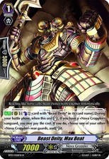 Vanguard TCG card BT13/026EN R Beast Deity, Max Beat Catastrophic Outbreak