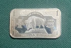 One Troy Ounce Fine Silver Bar 999 Bullion North American Buffalo
