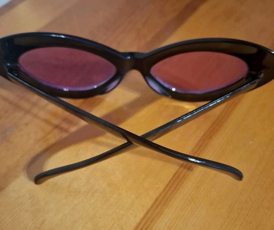 Amscan со стразами Diva фиолетовый тонированный весело оттенки вечеринки/костюм Cat глаз вид - Изображение 4 из 4