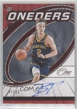 2023-24 One and One The Oneders Signatures Red /25 Brandin Podziemski Auto 08o9