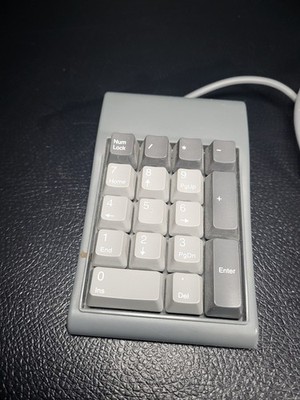 MICRO innovations KP-17B Vintage 5-Pin DIN Numeric Keypad IBM PC XT AT Gray