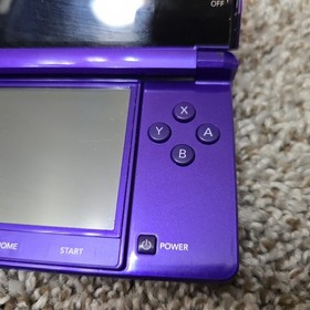 Nintendo 3DS Midnight Purple (US)  CTR-001 TESTED NO STYLUS Charger Included
