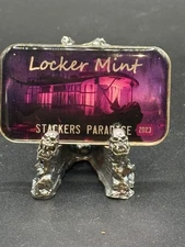 The Locker Mint Double Enamel Stackers Paradise 1 Oz Silver Mintage 100 “NYC”