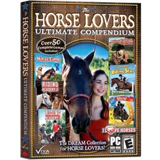 Horse Lovers Ultimate Compendium (PC DVD-ROM) Over 50 Video Games