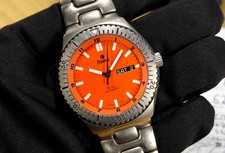 TUTIMA 43 mm DI-300 Military TITAN 629-12 orange Automatik DI 300 FULL SET