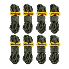 Smithok 8 Pack 4mm Guy Lines Ultralight Tent Cords with Aluminum Multicolor