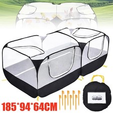 Faltbarer Tier Freigehege Kaninchen Tiergehege Katzenkäfig Laufstall Laufgitter