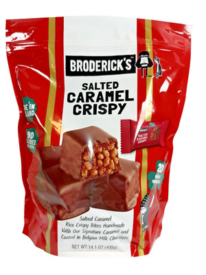 Salted Caramel Crispy, Rice Crispy Bites, Caramel Milk Chocolate, 20 Treats