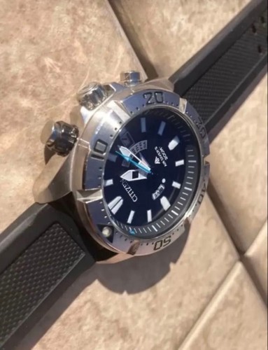 Citizen Promaster H112-T016651 Boite Air Plongeurs 200m Eco-Drive Solaire Montre - Photo 4 sur 10