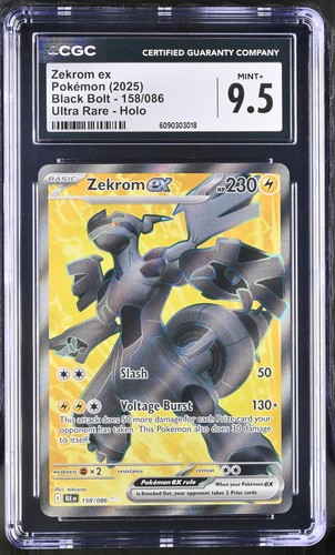 Zekrom ex graded CGC 9.5 for sale on eBay