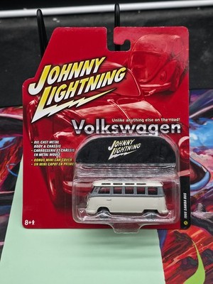 JOHNNY LIGHTNING 1966 VOLKSWAGEN SAMBA BUS 1/64 Die-cast Metal Body and Chassis