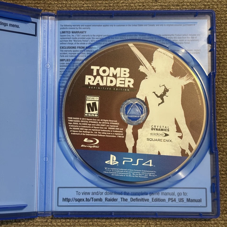 Tomb Raider Definitive Edition Sony PlayStation 4 PS4 Juego Acción Aventura M Foto 3 de 3