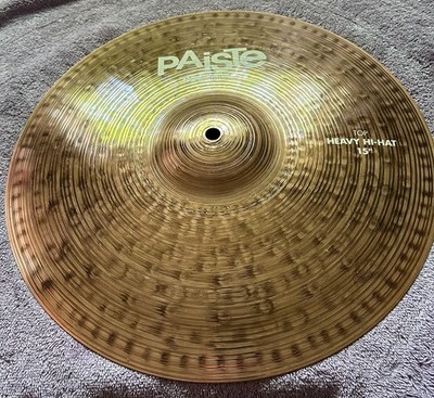 Paiste 900 Series 15'' Heavy Hi Hat Cymbals, 1,143 & 1,546 Gms, MINT, Video Demo.