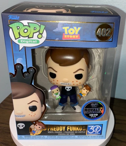 Funko Pop Digital Freddy Funko as Sid Royalty 1919 PCS #402 Toy Story 30 Yrs