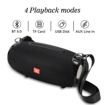 Portable Bluetooth Speaker Deep Bass Subwoofer High Performance Water Resistant