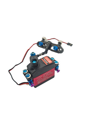 Associated FT TC3 steering servo w/ aluminum mounts, rack, links, horn, working