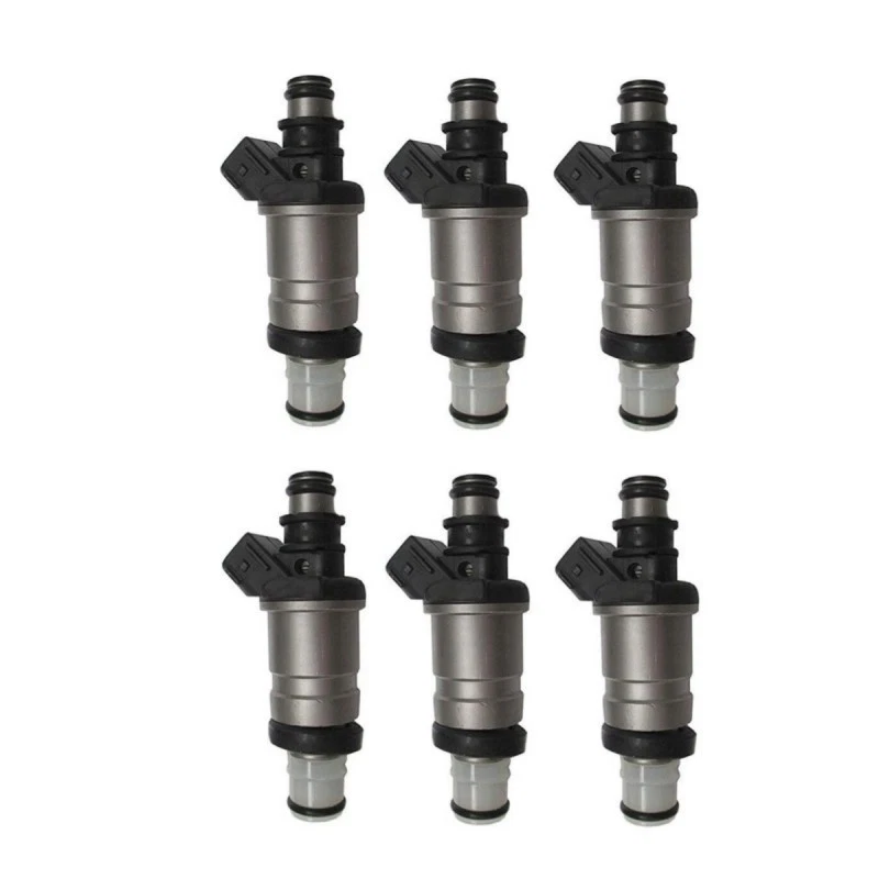 Injetores de combustível 6X para 1986-1994 Honda Acura Legend NSX 2.5L 2.7L 3.2L 3.0L V6 - Imagem 2 de 4