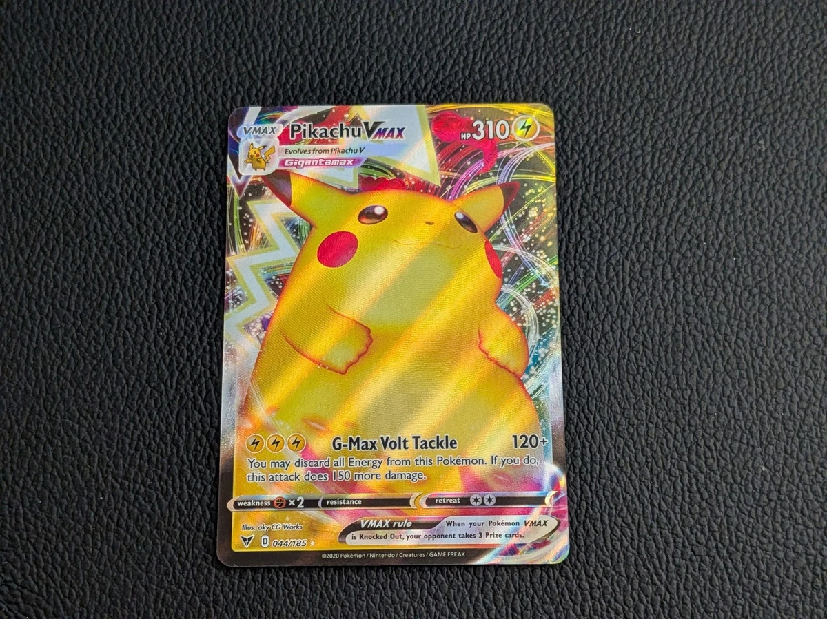 pokemon vmax cards ebay 5 Card VMAX/VSTAR Bundle - X2 VSTAR - X2 - X1 Secret Rare holofoil pattern or surface detail) Pikachu VMAX Pokmon TCG Cards