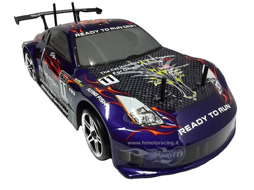 DRIFT HIMOTO 1/10 ON-ROAD RADIO 2.4GHZ 4WD RTR MOTORE ELETTRICO RC-540 HI4123  - Foto 1 di 1