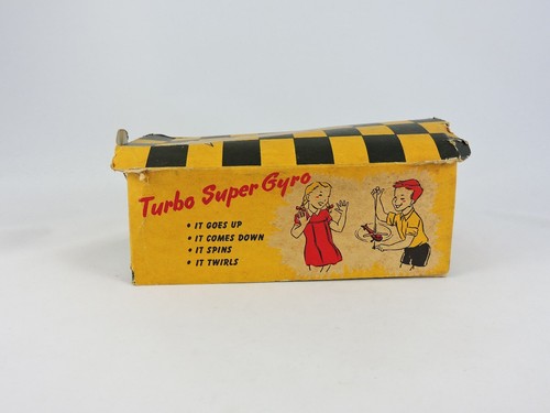 PALMER PLASTICS Turbo Super Gyro helicopter toy vintage with Original Box 1950s - Picture 7 of 12