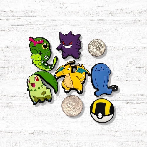 26pc Pokemon Shoe Charms For Crocs Anime Charms Boy Charms Pikachu Charms - Picture 5 of 6