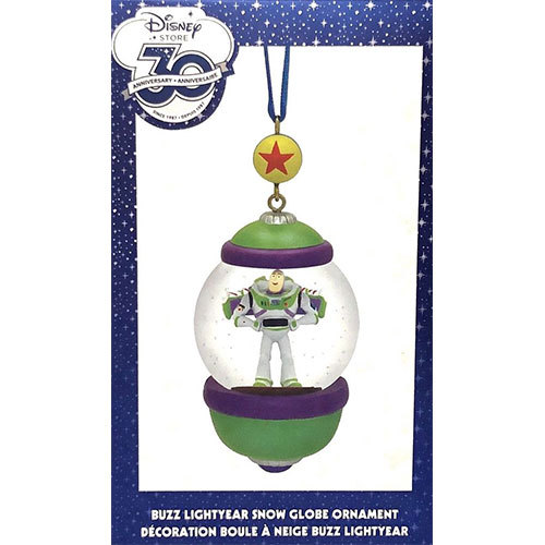 Disney Park 30th Toy Story Buzz Snowglobe Sketchbook Ornament - Picture 1 of 1