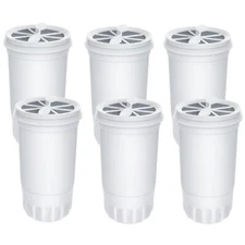6 x Water Filter Cartridge For ZeroWater filter Jugs Replacement Zero water