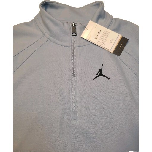 Jordan Golf ハーフジップ ナイロンジャケット グレー Nike Air Jordan Short Sleeve 1/4 Zip Golf Jacket Masters