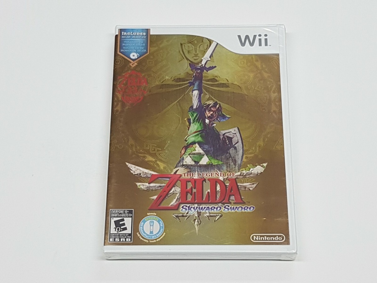 Zelda Skyward Sword Nintendo Wii Original Brand New Sealed *wear