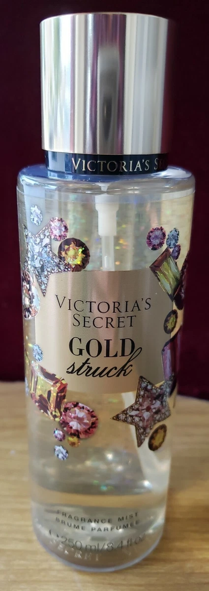 VICTORIAS SECRET GOLD STRUCK CITRUS GEM PASSION FRUIT GILTY RUSH BODY MIST  💛💛