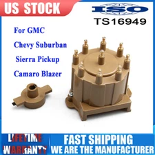 Distributor Cap and Rotor kit For GMC Chevy Suburban Sierra Pickup Camaro Blazer