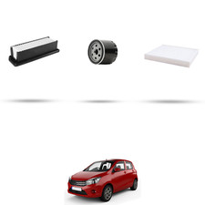 HOFFCAR Kit tagliando - 3 filtri compatibile con Suzuki Celerio 1.0 50kw dal 201