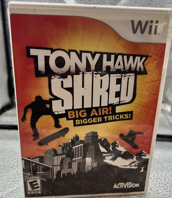 Tony Hawk: Shred (Nintendo Wii, 2010) New Old Stock Open Box Display NOS