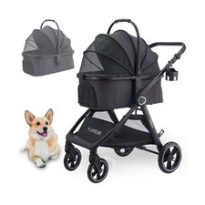 Tango Pet Stroller, 3 in 1 Dog Stroller for Small Medium Dogs Cats Stroller w...
