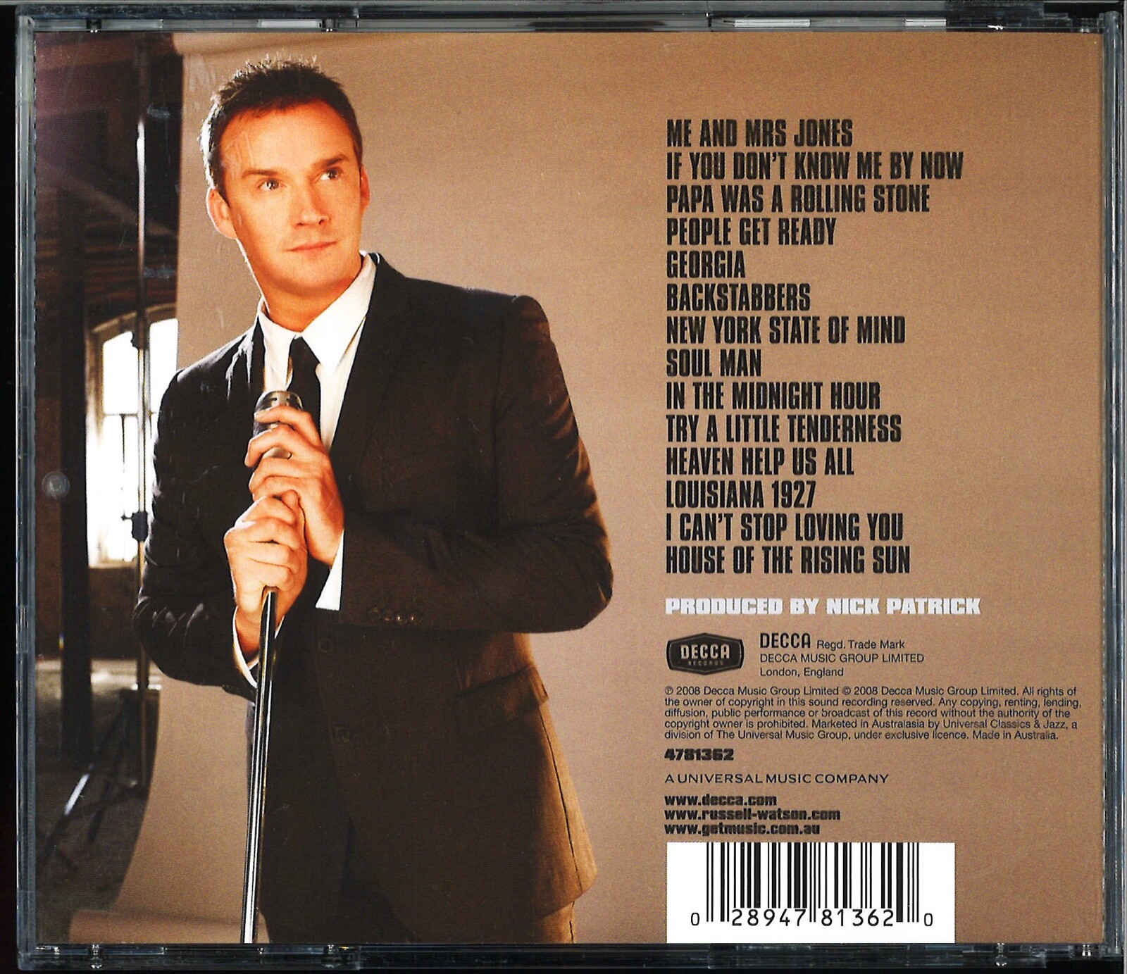 498A NEW SEALED RUSSELL WATSON THE VOICE PEOPLE GET READY CD MUSIC