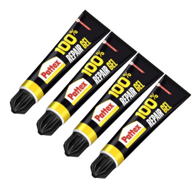 Alleskleber, Universalklebstoff, Reparaturkleber von Pattex 100% GEL 4 x 8g