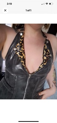 THE FEDERATION RUBBER LATEX PUNK DRESS | eBay UK