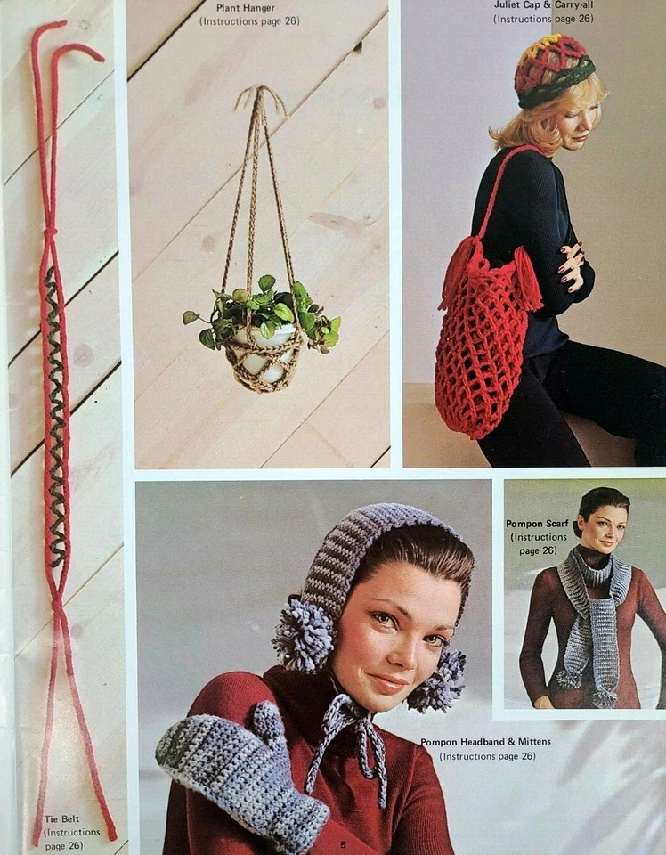 VTG (1976) Columbia-Minerva LEARN TO CROCHET Crochet Vol. 790 | 60 Projects - Image 2 of 4