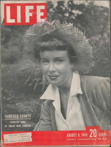 Aug. 8 1949 Life magazine-Fairfield county--Jackson pollock art-----7