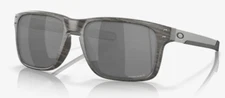 Oakley HOLBROOK MIX OO9384-0457 57-17-138 Woodgrain Frame Prism Black Lenses